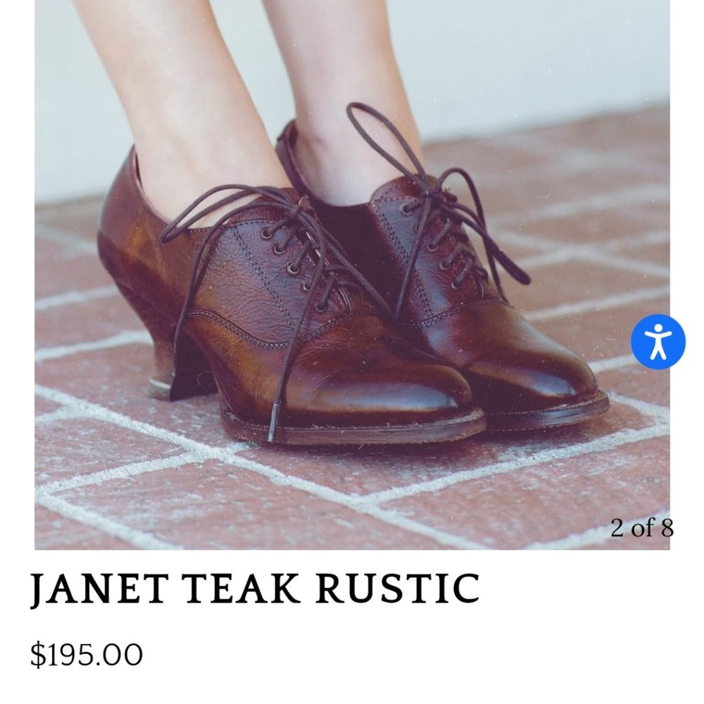 Vintage Leather Heels (New)